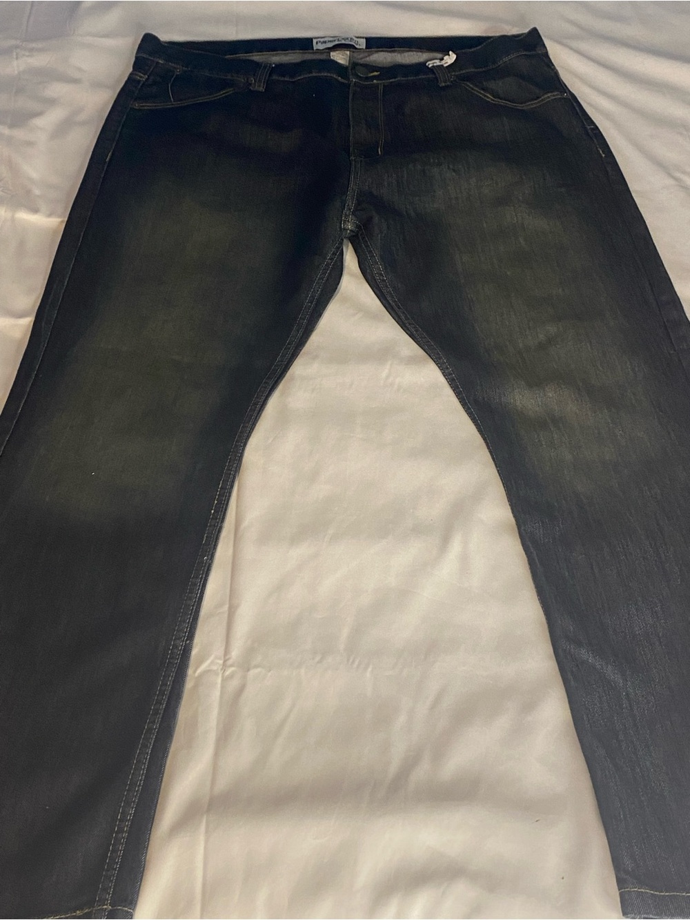 Paper Denim & Cloth Men's Slim Straight Dark Wash Black Jeans